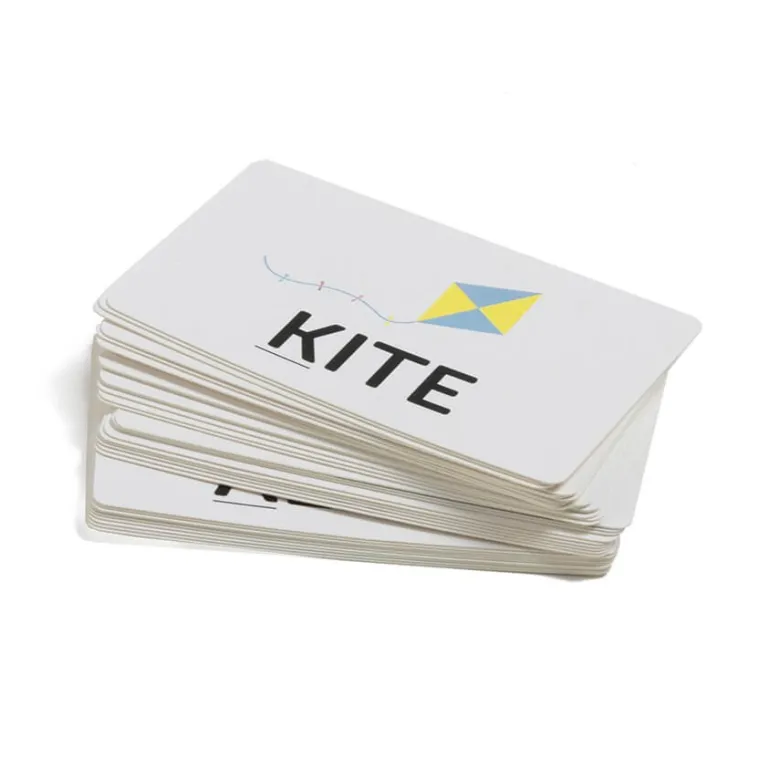Alfabeto magnético con tarjetas para aprender a escribir