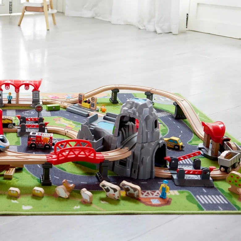 Alfombra de juegos - Ferrocarril