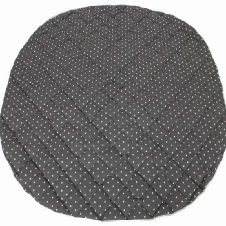 Alfombra para tipi estrellas gris
