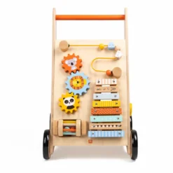 Andador de madera con 6 actividades Wild