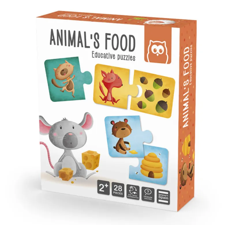 Animals Food - Puzle educativo