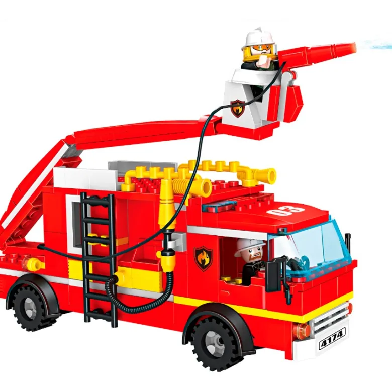 Bloques de construcción camión de bomberos – 328 piezas