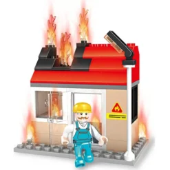 Bloques de construcción camión de bomberos – 328 piezas