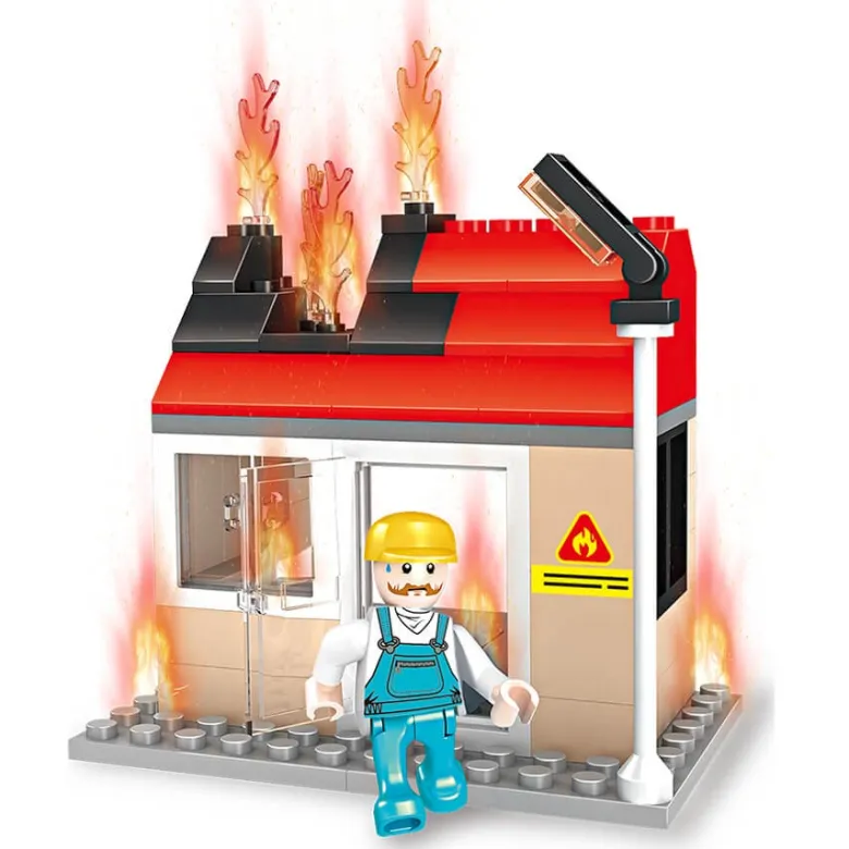 Bloques de construcción camión de bomberos – 328 piezas