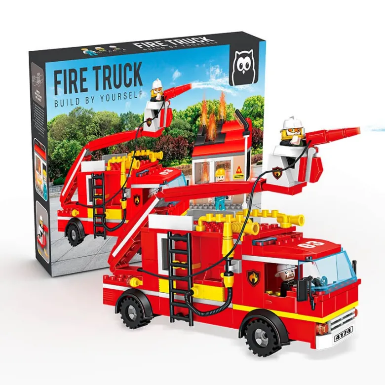 Bloques de construcción camión de bomberos – 328 piezas