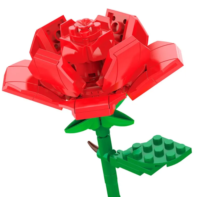 Bloques de construcción flores clásicas – rosa de 95 piezas