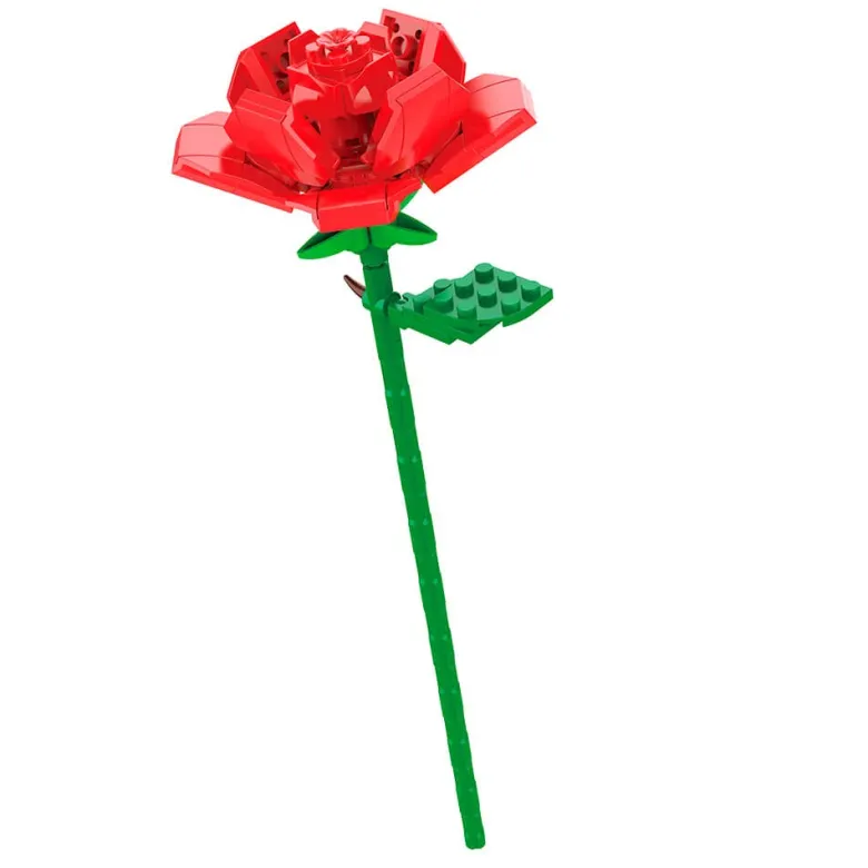 Bloques de construcción flores clásicas – rosa de 95 piezas