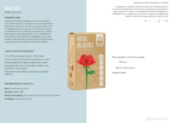 Bloques de construcción flores clásicas – rosa de 95 piezas