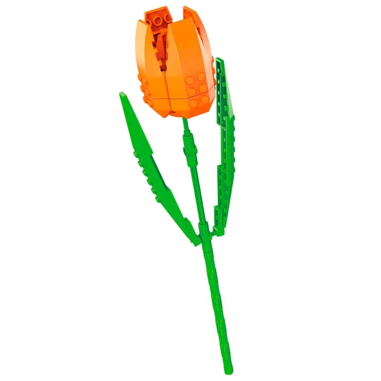 Bloques de construcción flores clásicas – tulipa de 62 piezas