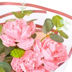 Bloques de construcción ramo de flores rosas – 234 piezas
