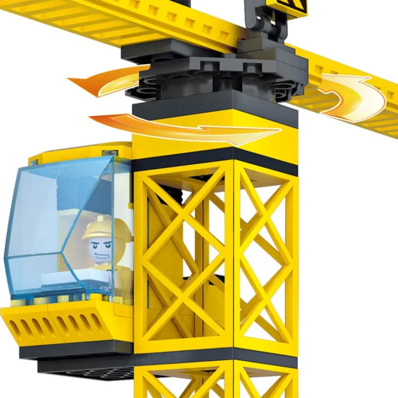 Bloques de construcción zona en obras – 804 piezas
