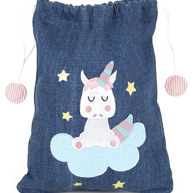 Bolsa unicornio en una nube