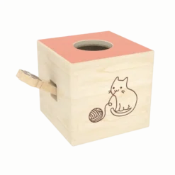 Caja de Actividad de Madera – Gato
