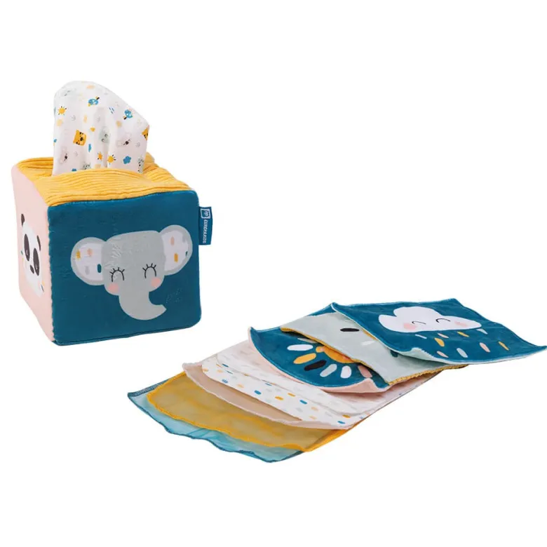 Caja de pañuelos sensoriales – Cucu