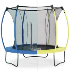 Cama elástica reversible azul y lima 305cm