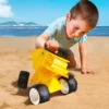 Camión para la arena amarillo