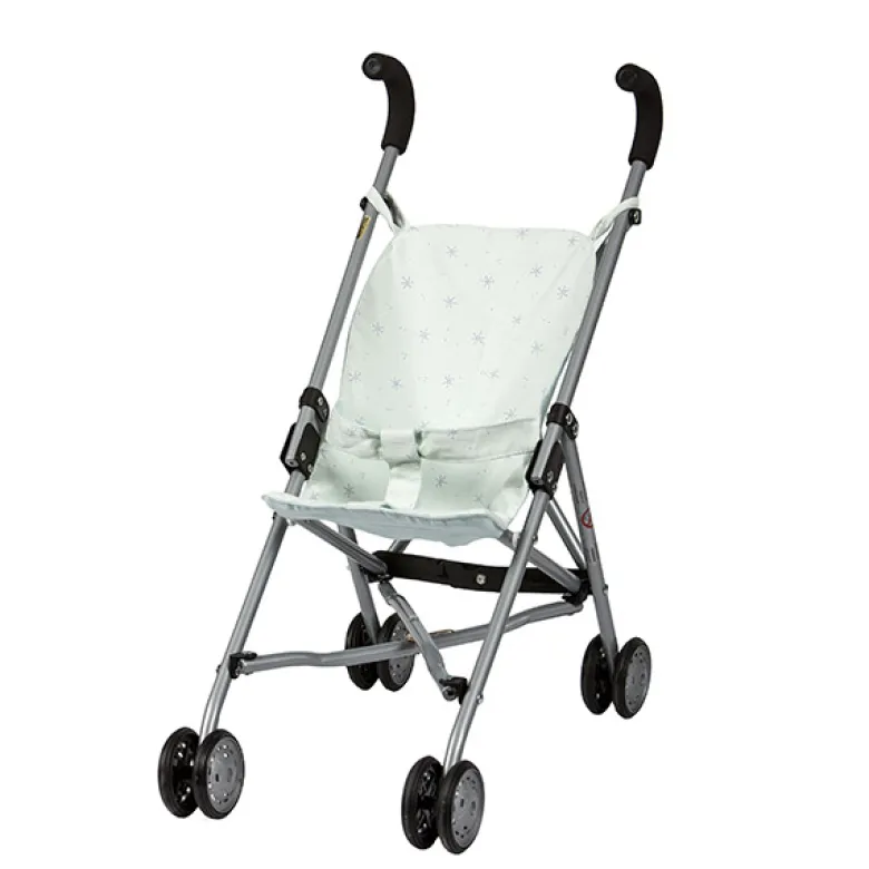 Carrito de muñecas verde estrellitas