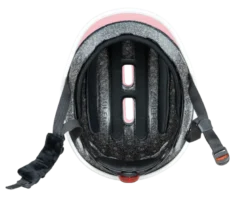 Casco ajustable de policarbonato con luz led Rosa pastel - Tallla XS/S (47-51cm)