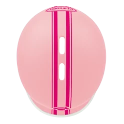 Casco ajustable de policarbonato con luz led Rosa pastel - Tallla XS/S (47-51cm)