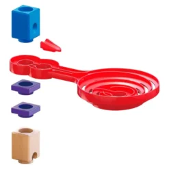 Circuito de Canicas de Madera Doble Espiral – Quadrilla