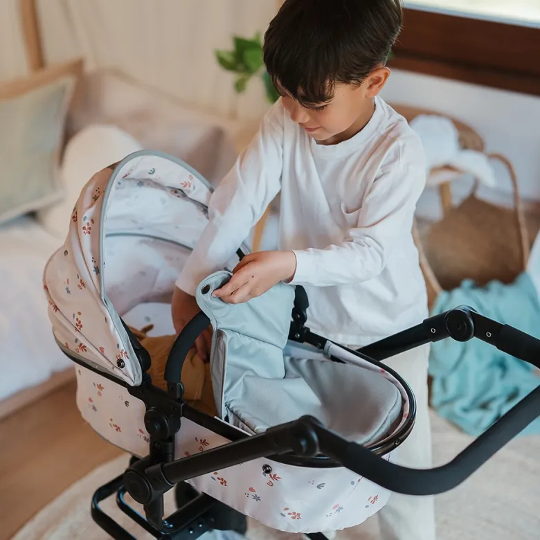 Cochecito 2 en 1 plegable con giro 360º