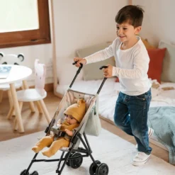 Cochecito plegable para muñecas & muñecos de 45cm