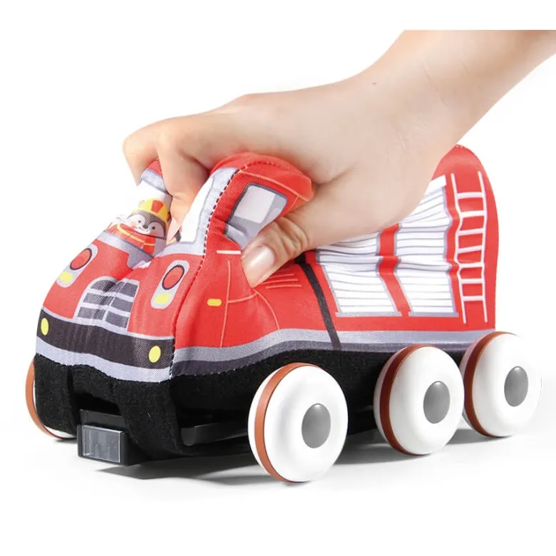 Coche de bomberos blando con radiocontrol