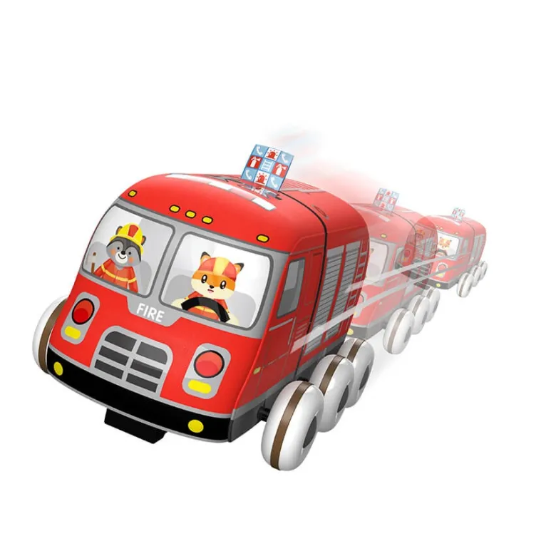 Coche de bomberos blando con radiocontrol