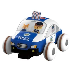 Coche de policía blando con radiocontrol