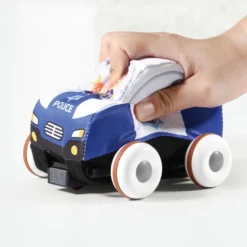 Coche de policía blando con radiocontrol