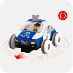 Coche de policía blando con radiocontrol