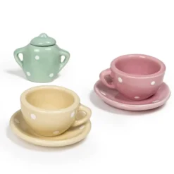 Conjunto 13 piezas de cerámica para jugar a tomar el té