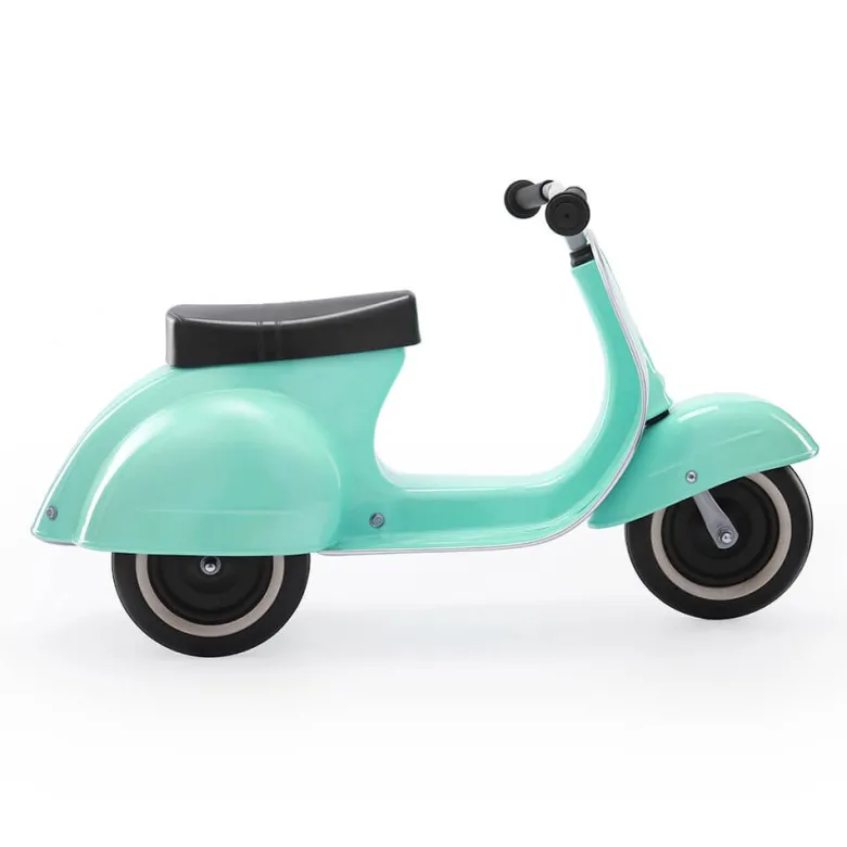 Correpasillos moto scooter clásica - Color Menta