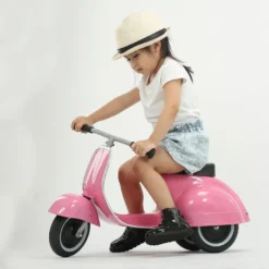 Correpasillos moto scooter clásica - Color Rosa
