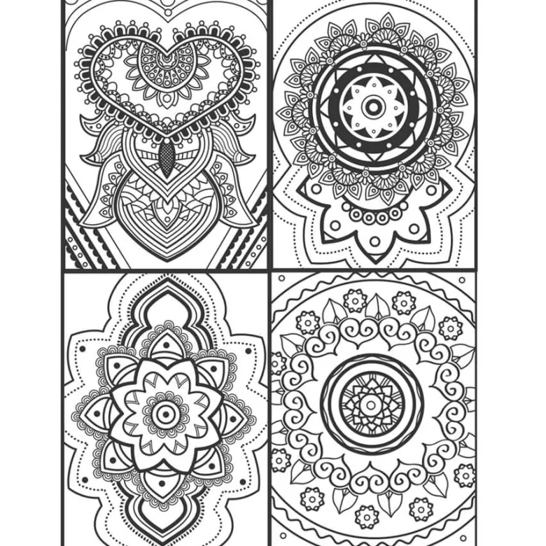 Cuaderno para colorear mandalas clásicos