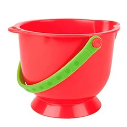 Cubo de playa para jugar en la arena – Color rojo