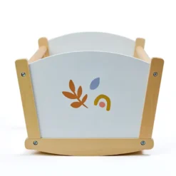 Cuna mecedora de madera