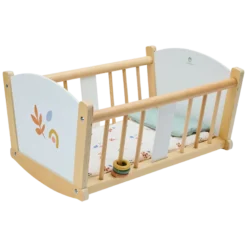 Cuna mecedora de madera