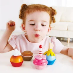Cupcakes de madera