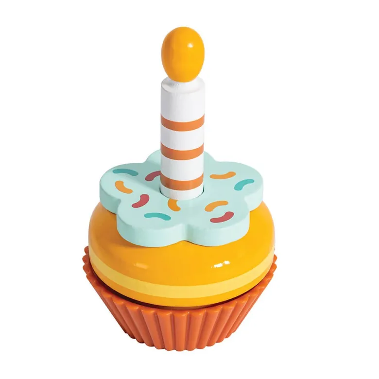 Cupcakes de madera para jugar a construir y crear