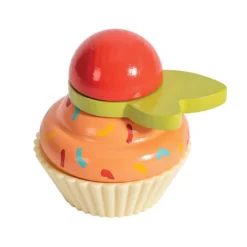 Cupcakes de madera para jugar a construir y crear