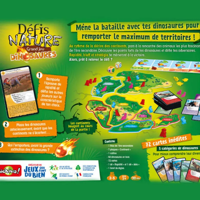 Desafíos de la naturaleza. El gran juego de los dinosaurios