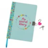 Diario secreto con candado y 2 llaves