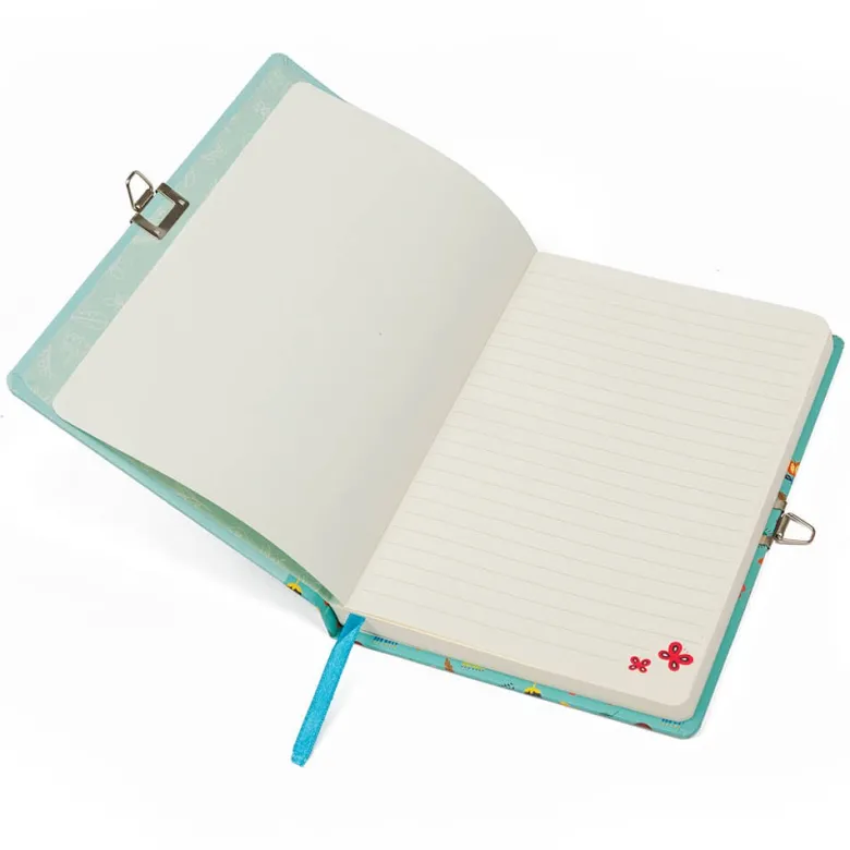 Diario secreto con candado y 2 llaves