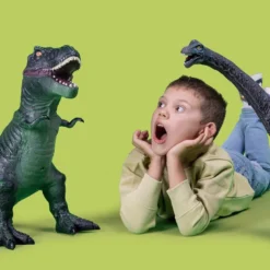 Dinosaurio gigante Branchiosaurio de PVC blando