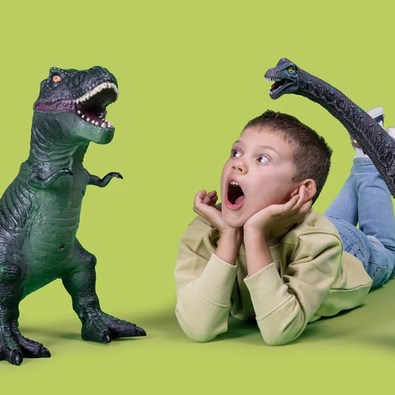Dinosaurio gigante T-Rex de PVC blando