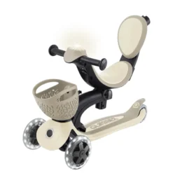 Go Up Baby Lights 360 – Patinete Evolutivo con Luces (Taupe)