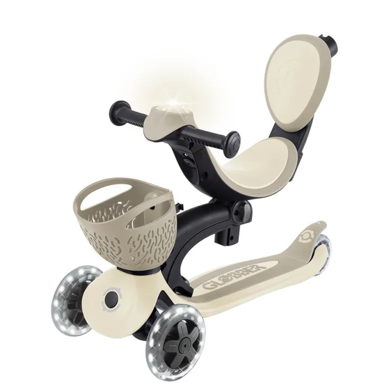 Go Up Baby Lights 360 – Patinete Evolutivo con Luces (Taupe)