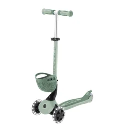 Go Up Baby Lights 360 – Patinete Evolutivo con Luces (Sage/Oliva)