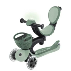 Go Up Baby Lights 360 – Patinete Evolutivo con Luces (Sage/Oliva)